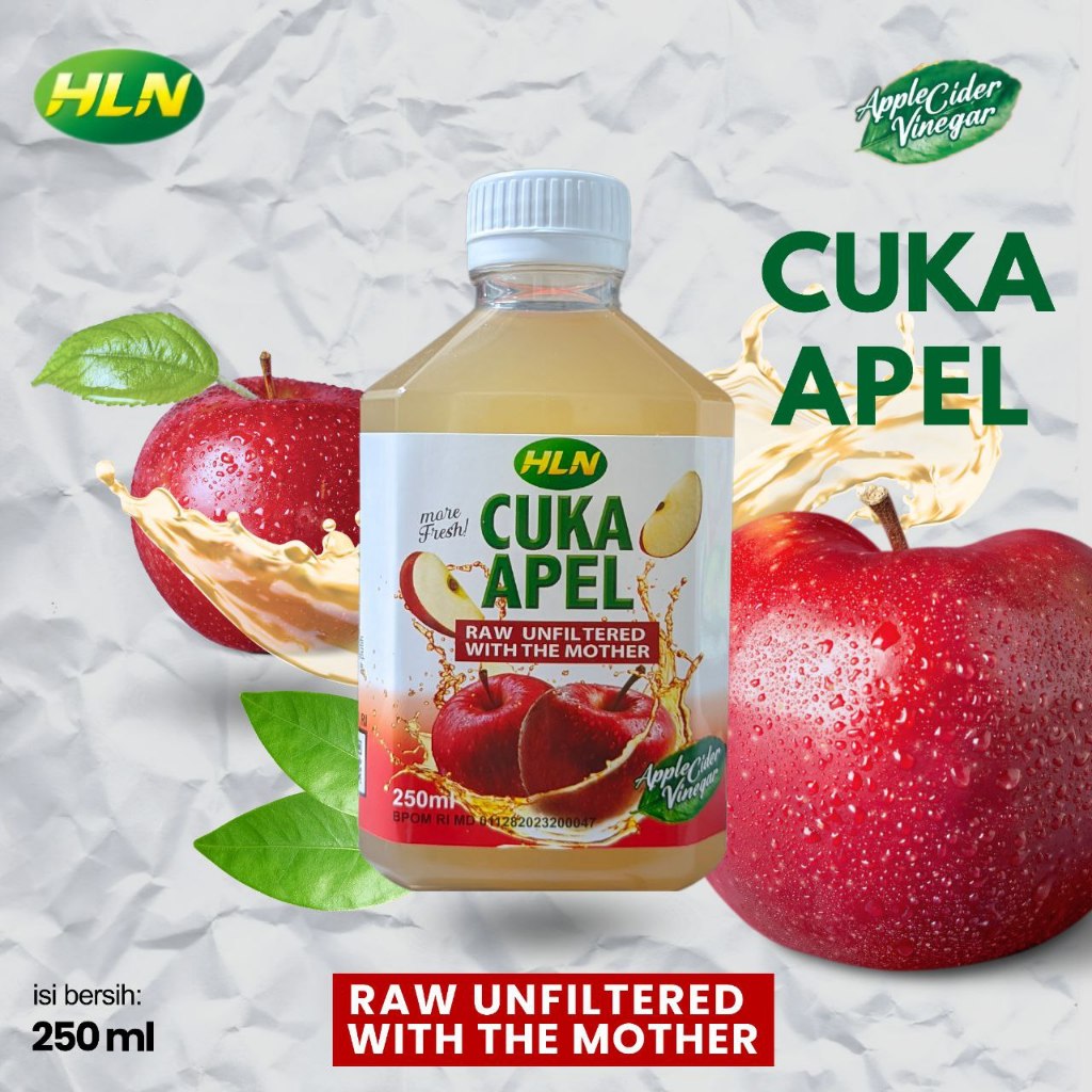 

HLN CUKA APEL Raw Unfiltered With The Mother 250ml