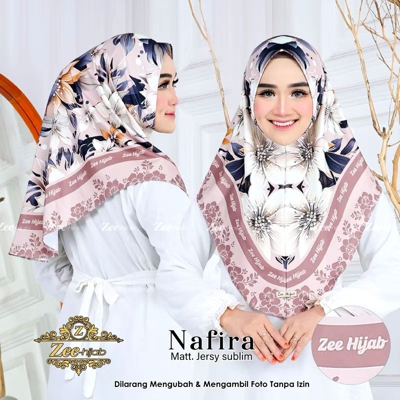 Hijab Instan Printing Jilbab Non Pet Bergo Terbaru Adem