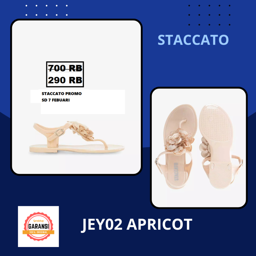 Sandal Wanita STACCATO 100% original JEY02