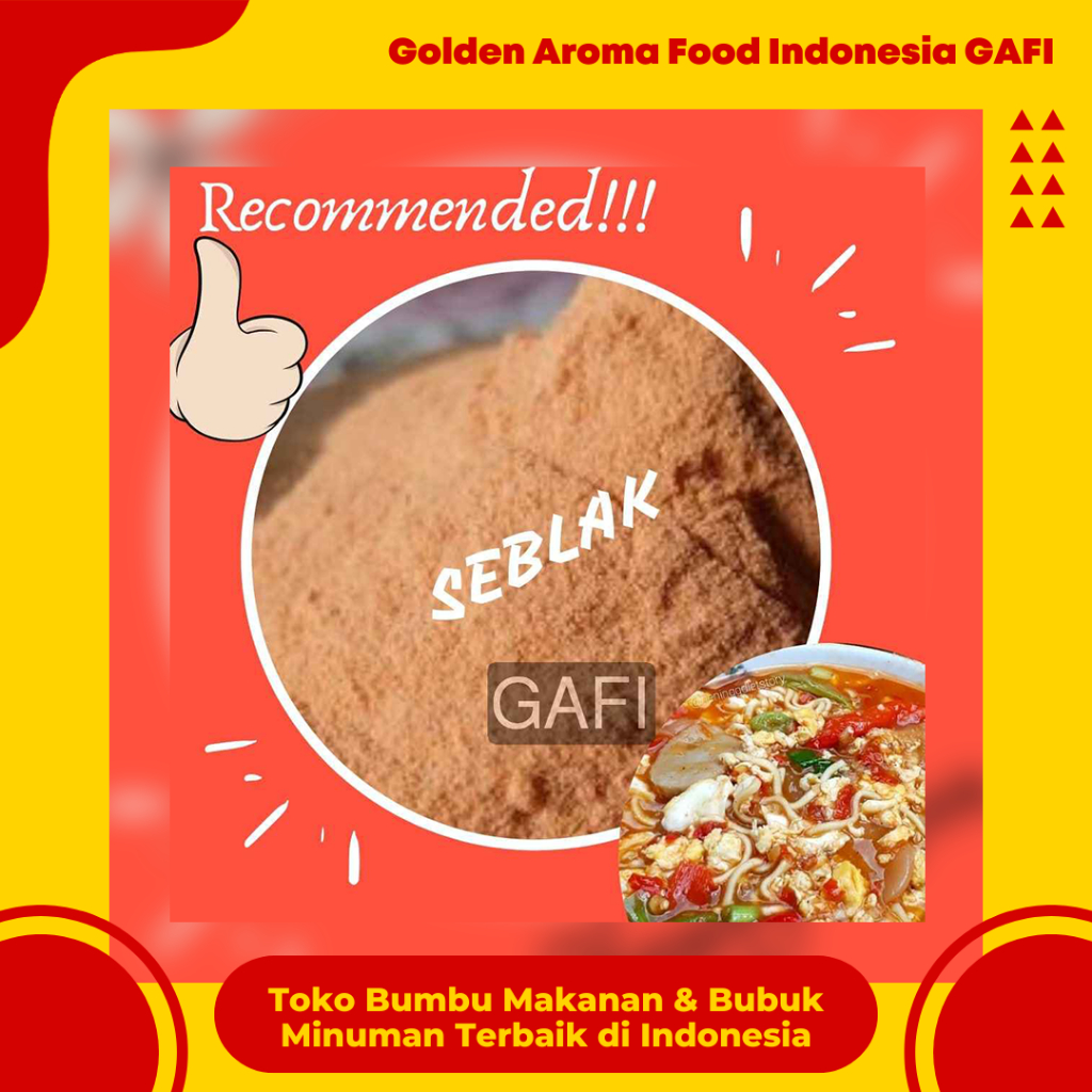 

Bumbu Tabur Rasa Seblak 1 Kg Enak Murah Lezat Gurih Rasa Seblak