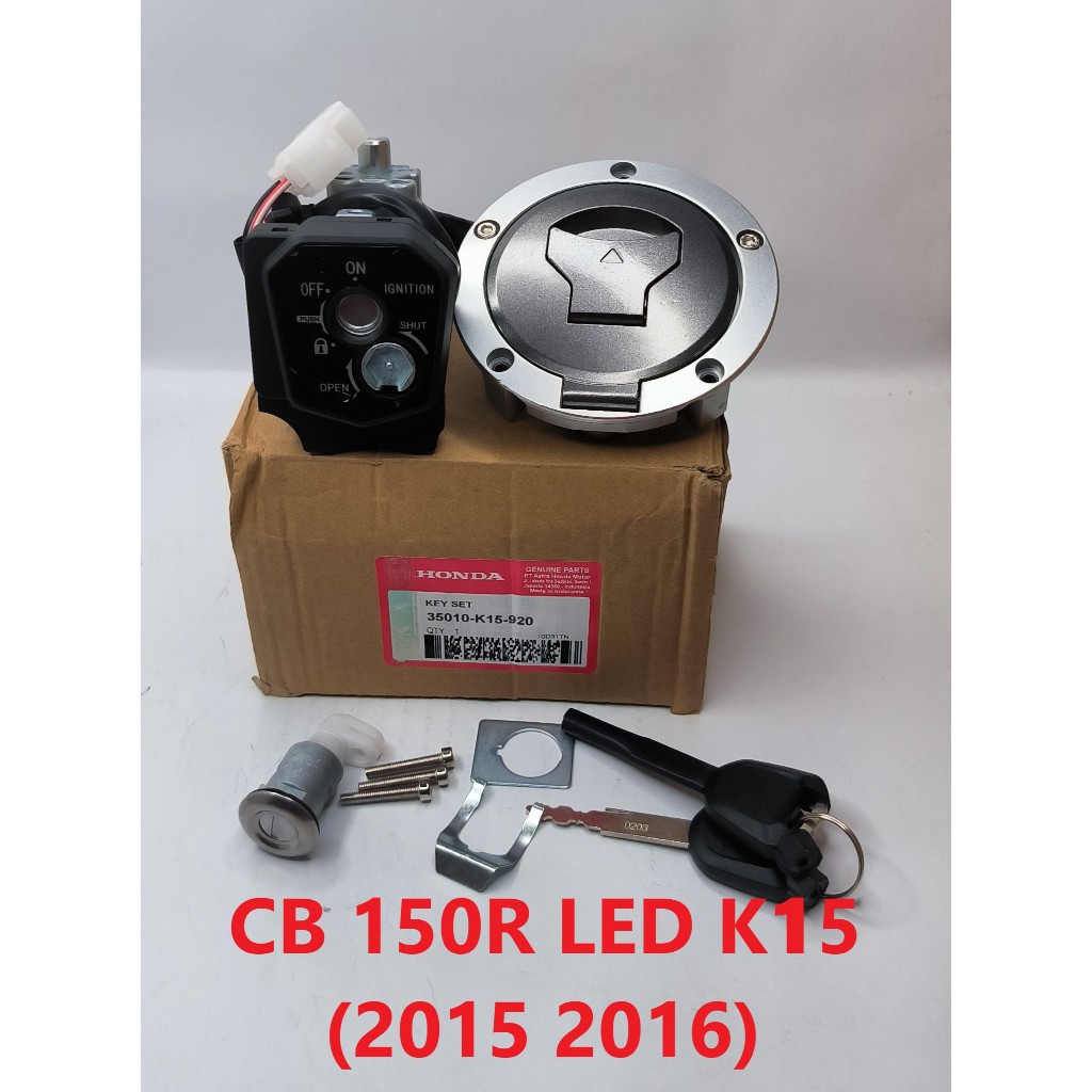 kunci kontak Honda CB150 R led (K15) SET tutup tangki kunci ori honda kabel socket 2