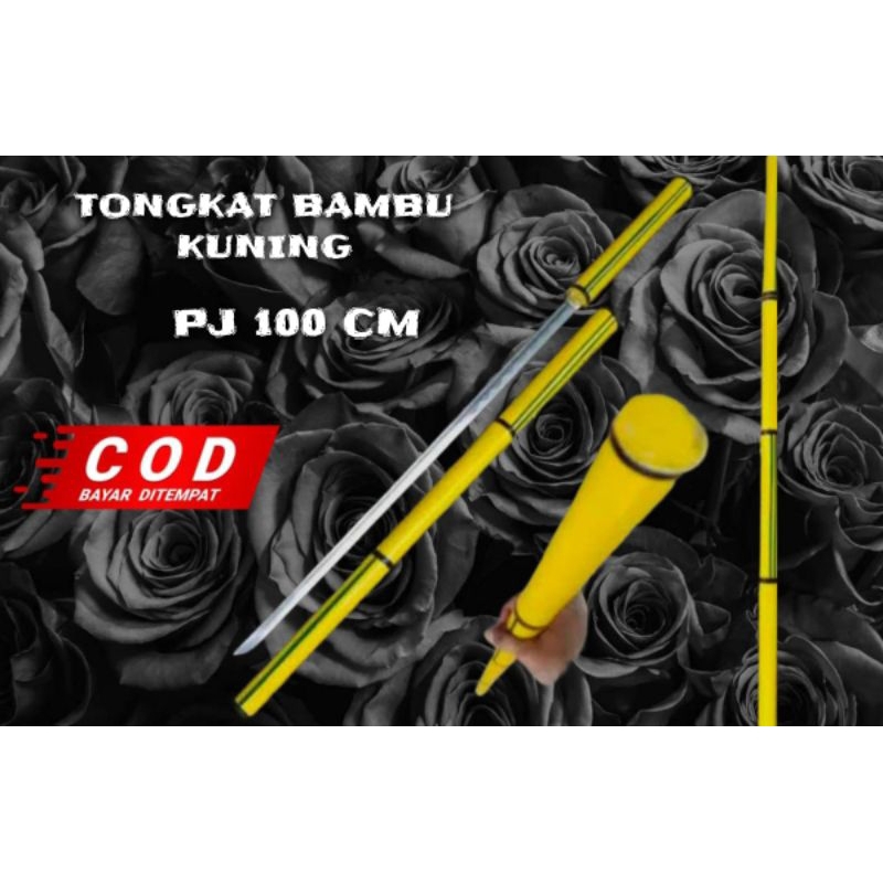 TOYA TONGKAT BAMBU KUNING
