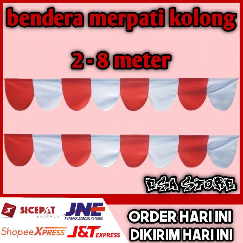 Bendera Merpati Kolong 2-8 Meter