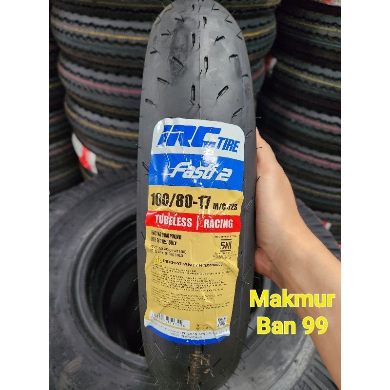 Ban IRC Fasti 2 100/80-17 Tubeless Soft Compound