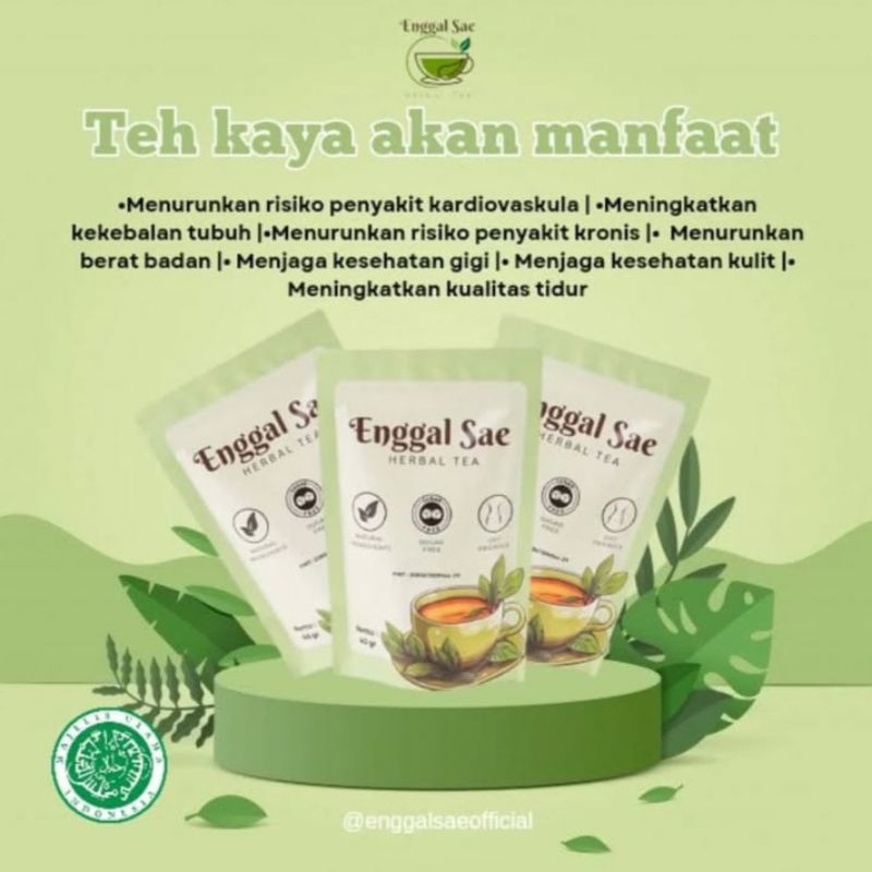 

Teh Enggal Sae (100% Black Tea) | Herbal Tea | Teh kesehatan, Diet Friendly