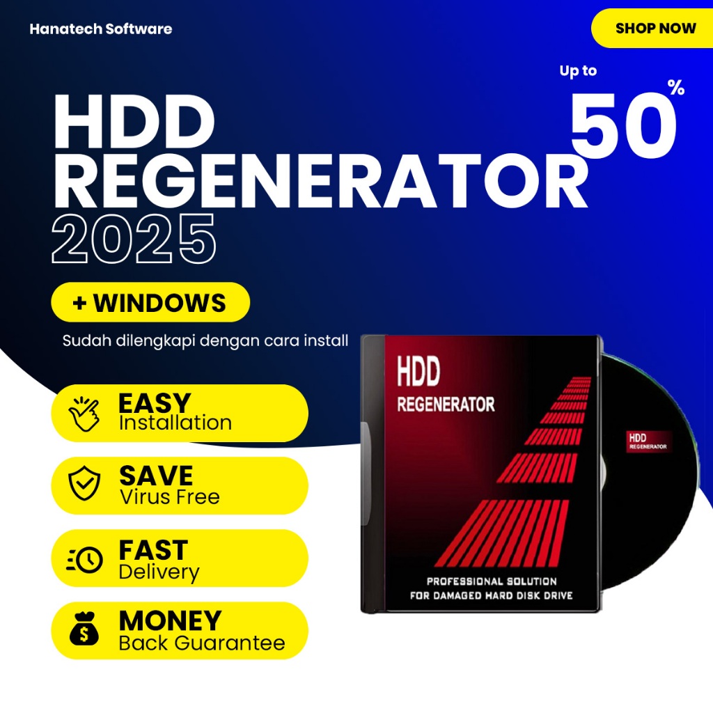 Software Memperbaiki HDD Bad Sector: HDD Regenerator 2024 [WIN]