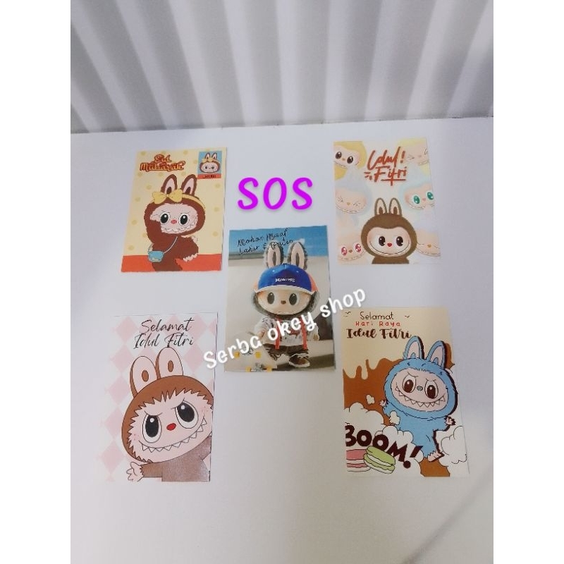 

SOS amplop lebaran medium mix labubu isi 10