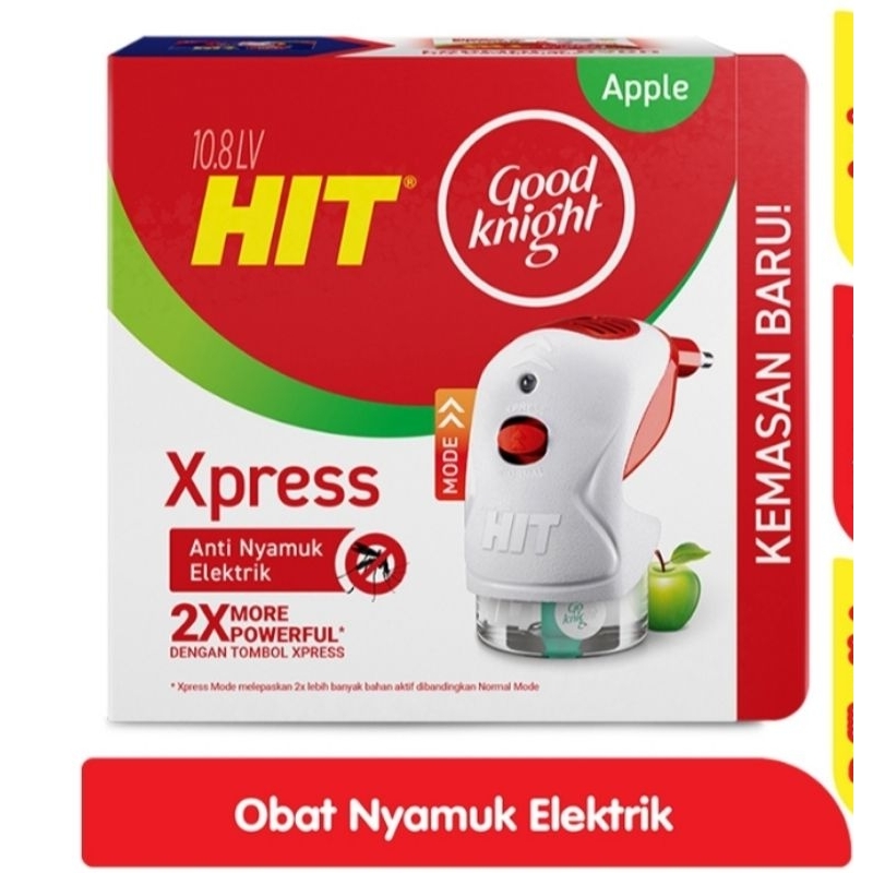 Hit Xpress obat nyamuk cair Elektrik Apel Alat +Refill 35 ml