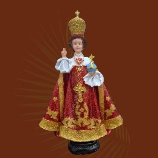 Patung kanak-kanak Yesus 30 cm/Patung Kanak-Kanak Yesus dari Praha 30 cm