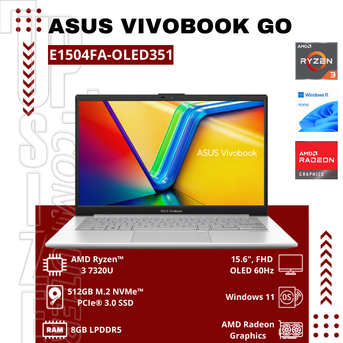 ASUS Vivobook Go 15 OLED (E1504) - E1504FA-OLED351