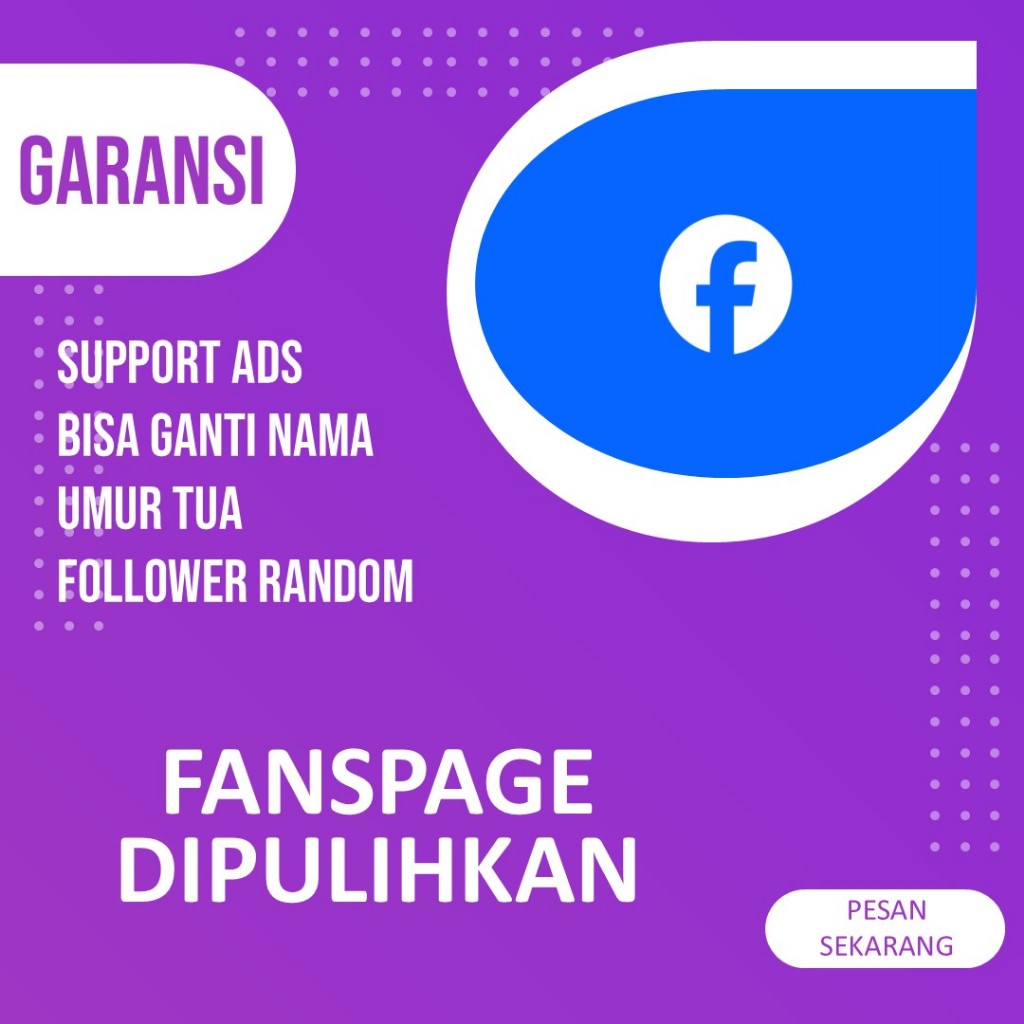FANPAGE FANPAGES FP DIPULIHKAN UNTUK AKUN FB FACEBOOK ADS BUSINESS MANAGER IKLAN FACEBOOK