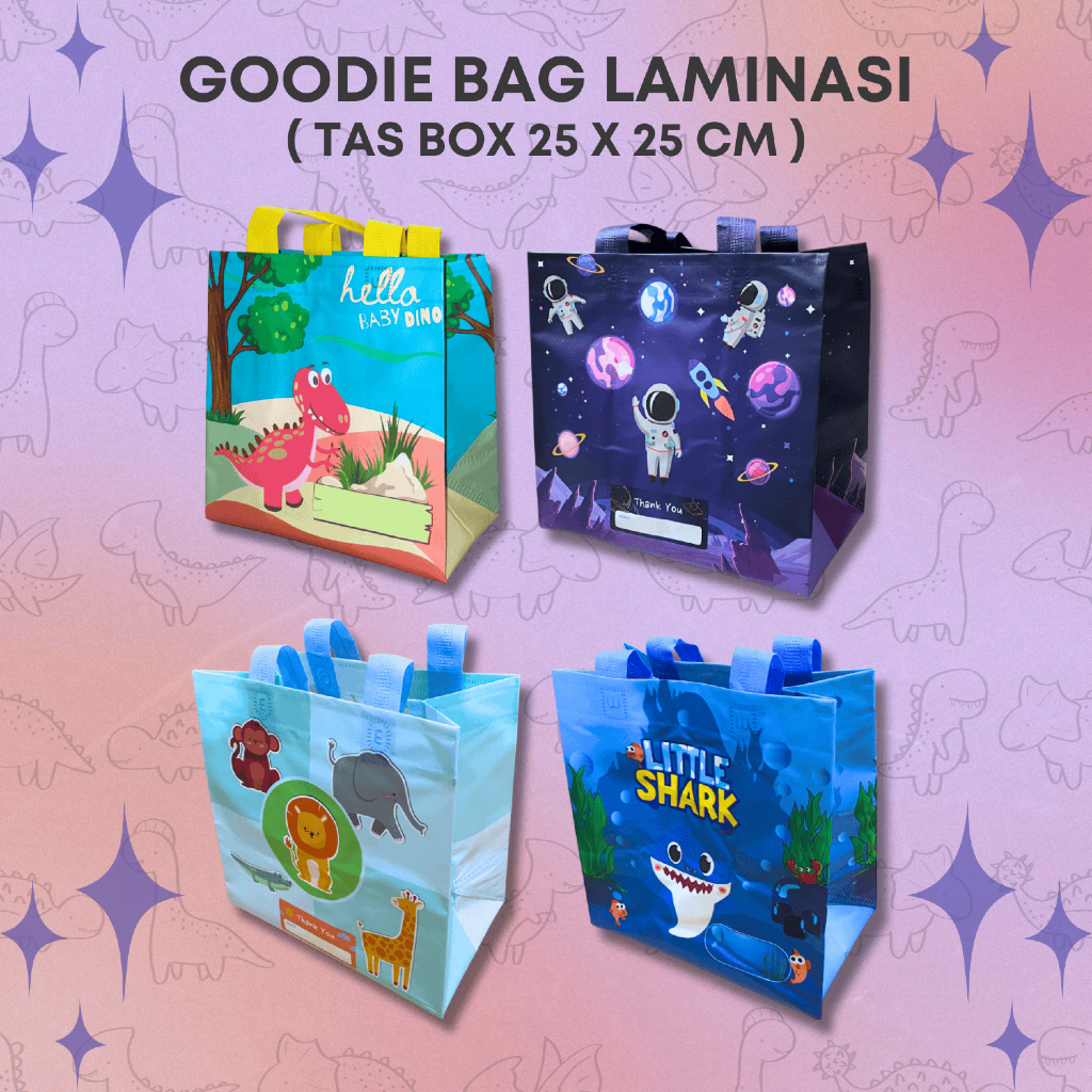 

Tas Laminasi 25x25 CM Ulang Tahun Karakter Lucu Goodie Bag (ISI 12PCS)