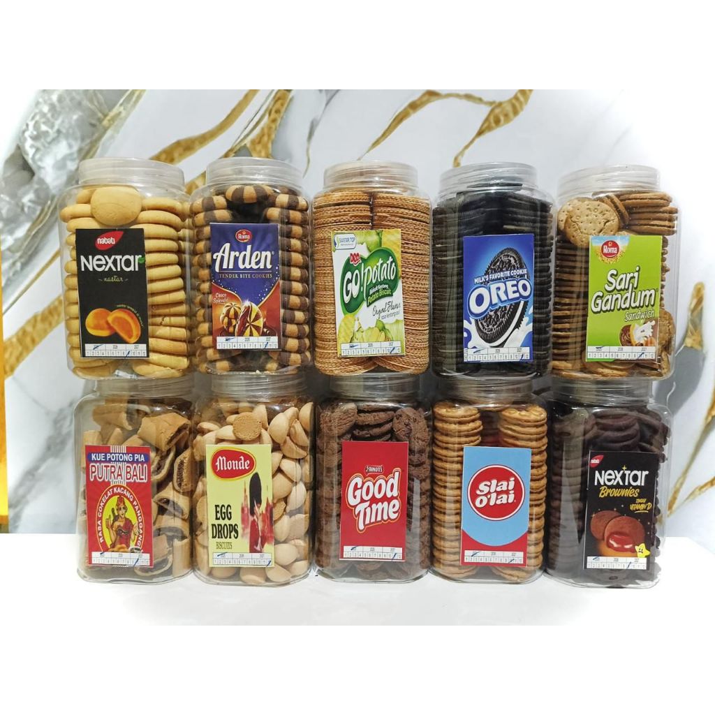

Kue pia putrabali kemasan toples 1000ml & 2000ml