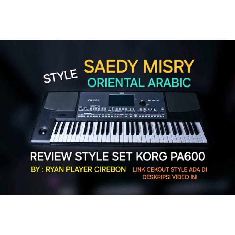 STYLE SEIDY MISRY - SET KORG PA600 (FULL SAMPLING)