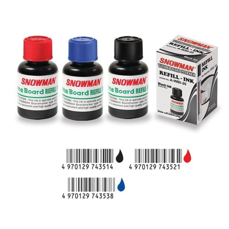 

ISI ULANG / REFILL SNOWMAN WHITEBOARD INK AWBI-20
