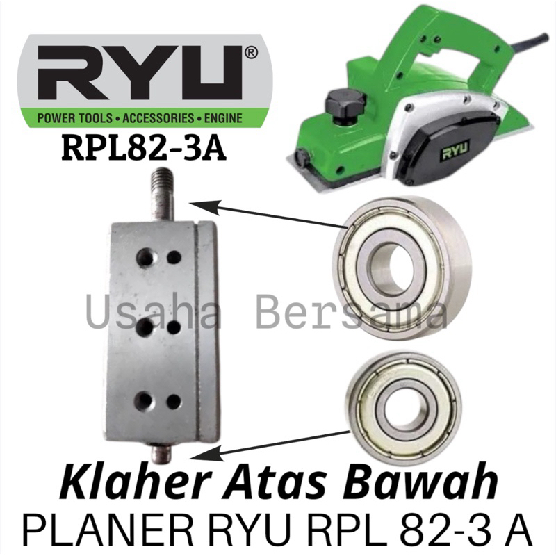 RYU 2 PCS BEARING PISAU PLANER RPL82-3A ATAS BAWAH KLAHER ISI 2 PCS DI PISAU MESIN SERUT KETAM PLANE