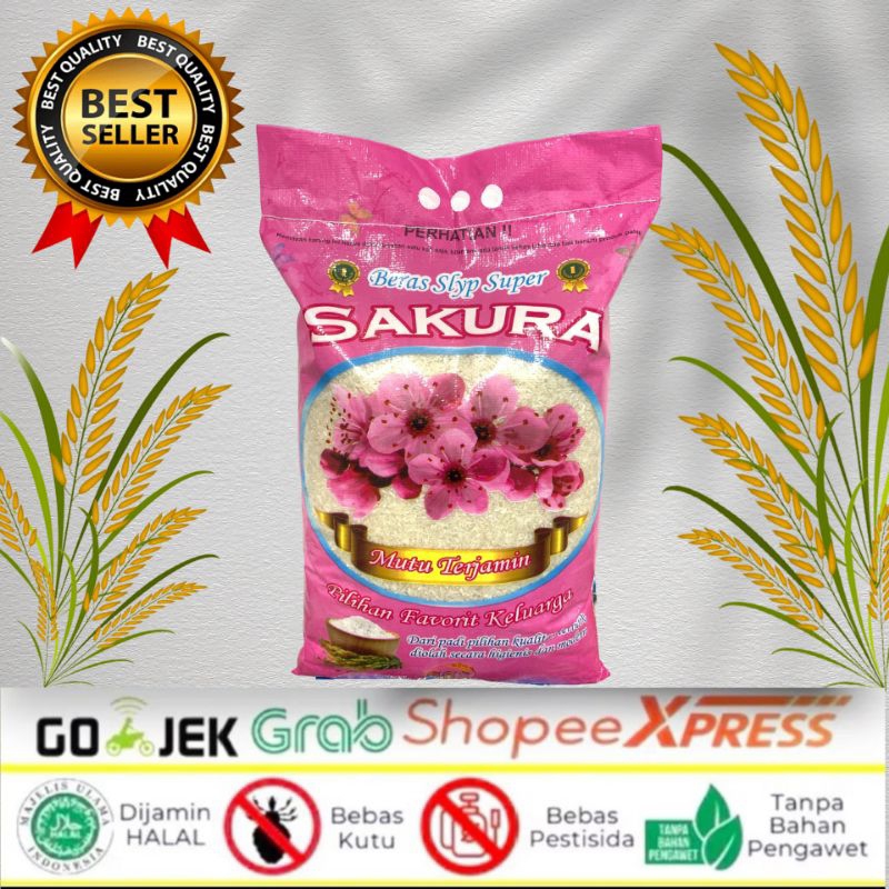 

Beras Cap Sakura 5 Kg/ 10 Kg/ 20 Kg Premium Termurah