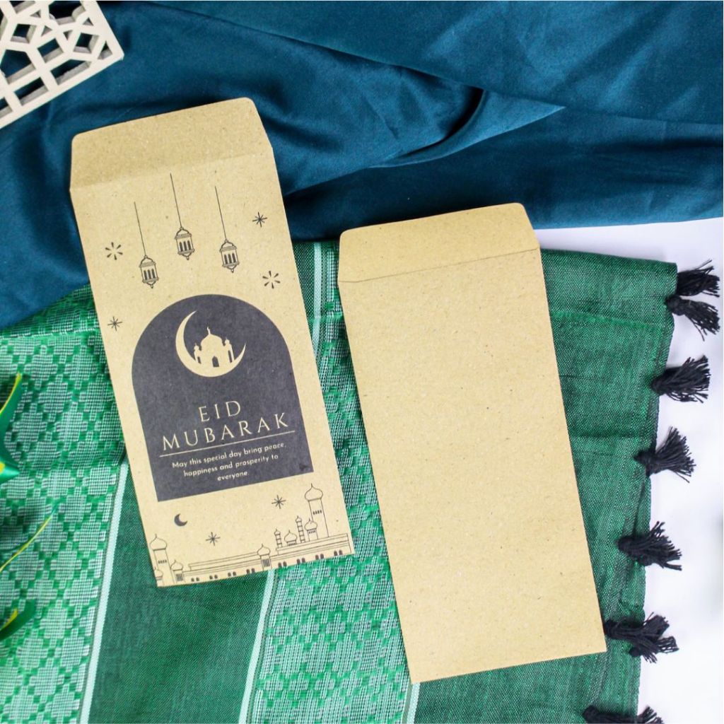 

[ isi 10 pcs ] Amplop Lebaran Coklat / Craft Idul Fitri 2025 Ukuran Besar Uang Tanpa Lipat by.TOOKE