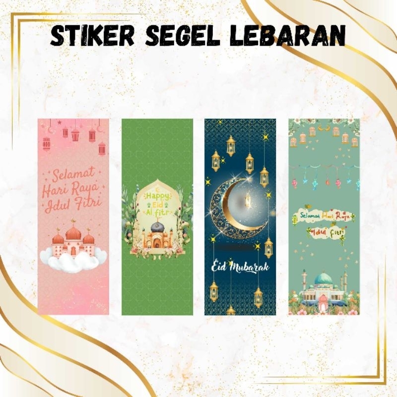 

Sticker segel lebaran idul fitri stiker toples kue kering label parcel lebaran