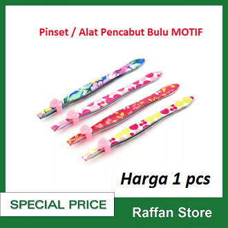 Pinset Cabut Bulu Motif / Alat Pencabut Bulu Rambut Alis Ketiak Uban Catut Jenggot