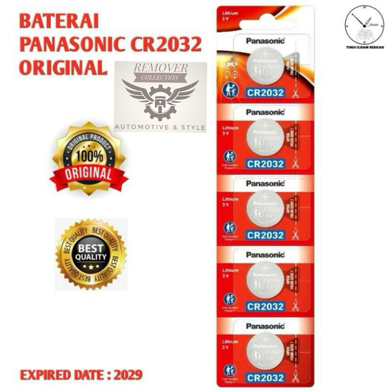 BATTERY BATERAI CR2032 CR 2032  REMOT PCX , NMAX , AEROX PANASONIC ORIGINAL