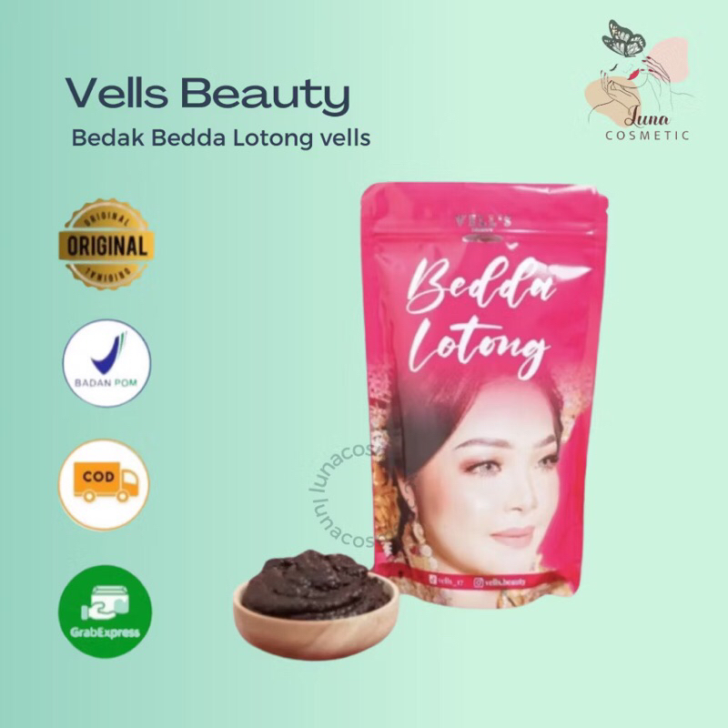 READY STOCK Bedak Bedda Lotong vells by Velis Store / Vells Beauty Bedda Lotong Vellsbeauty / BPOM L
