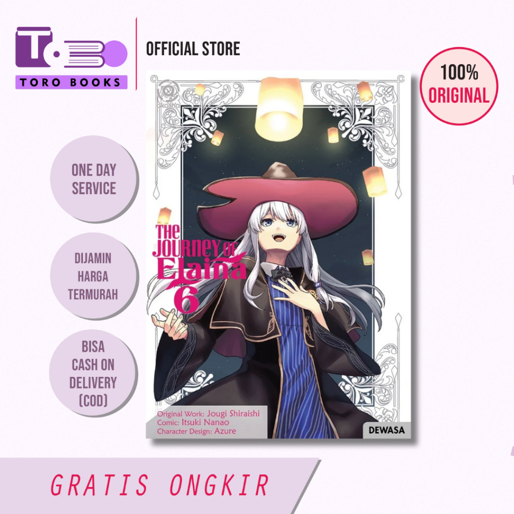 Komik Seri :  The Journey of Elaina - Jougi Shiraishi