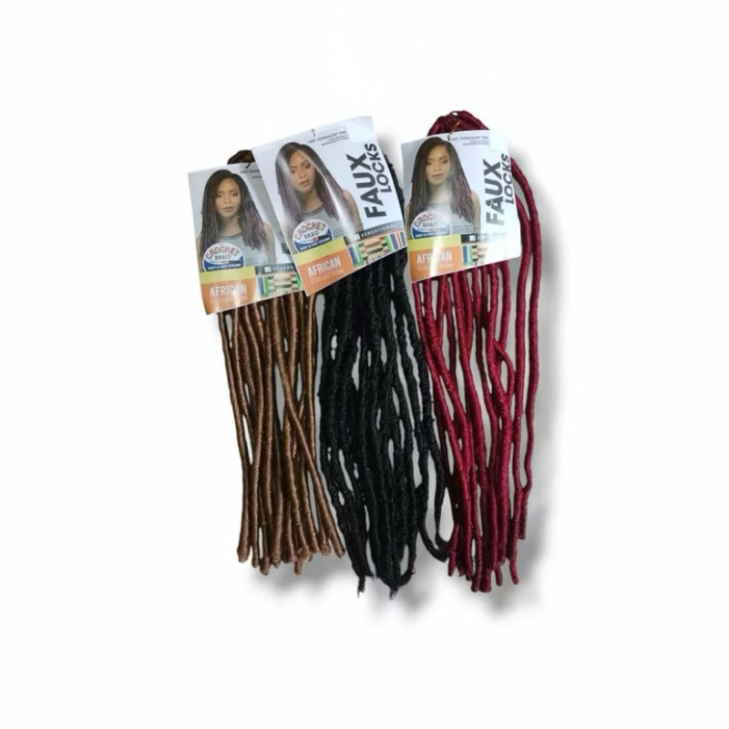 Rambut sambung gimbal polos 2 warna/rambut extension/gimbal afrika