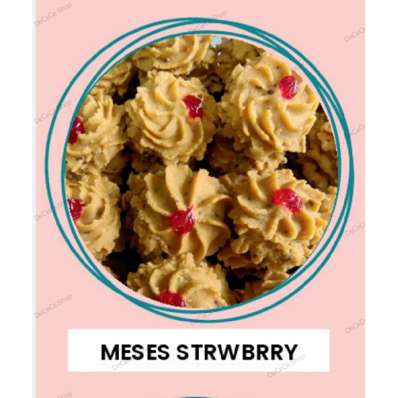 

Cookies Meses Strawberry | Kue Kering Medan | DeCeCe Shop
