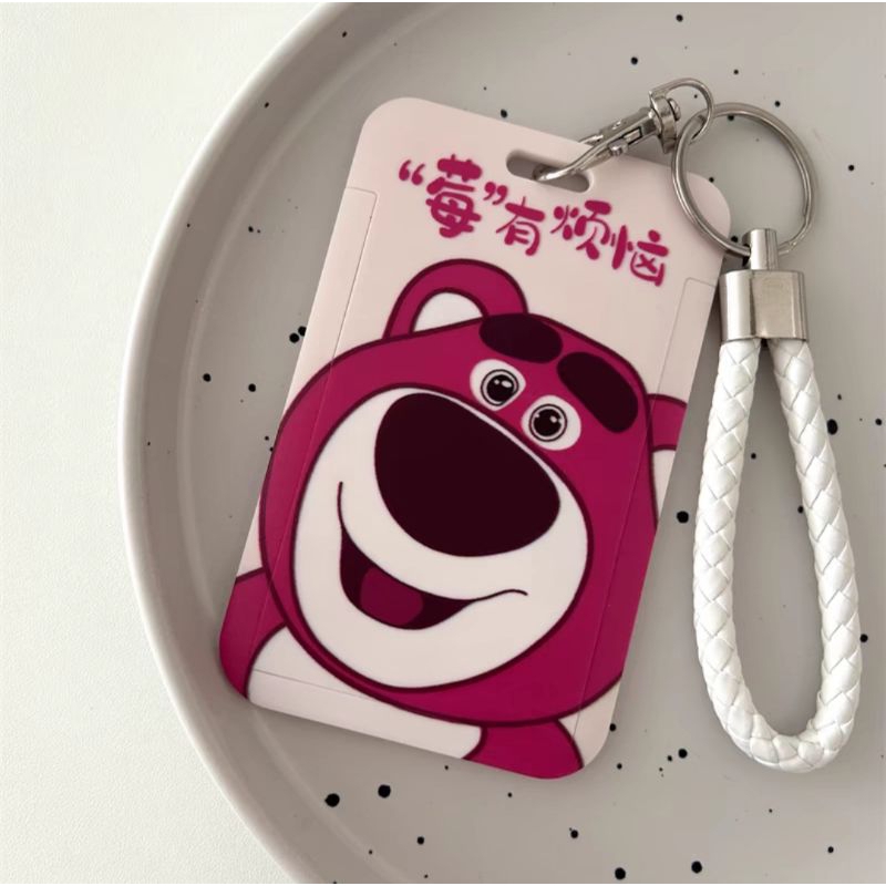 ID CARD Gantungan Kunci Motif Kartun LOTSO NAME TAG CARD HOLDER