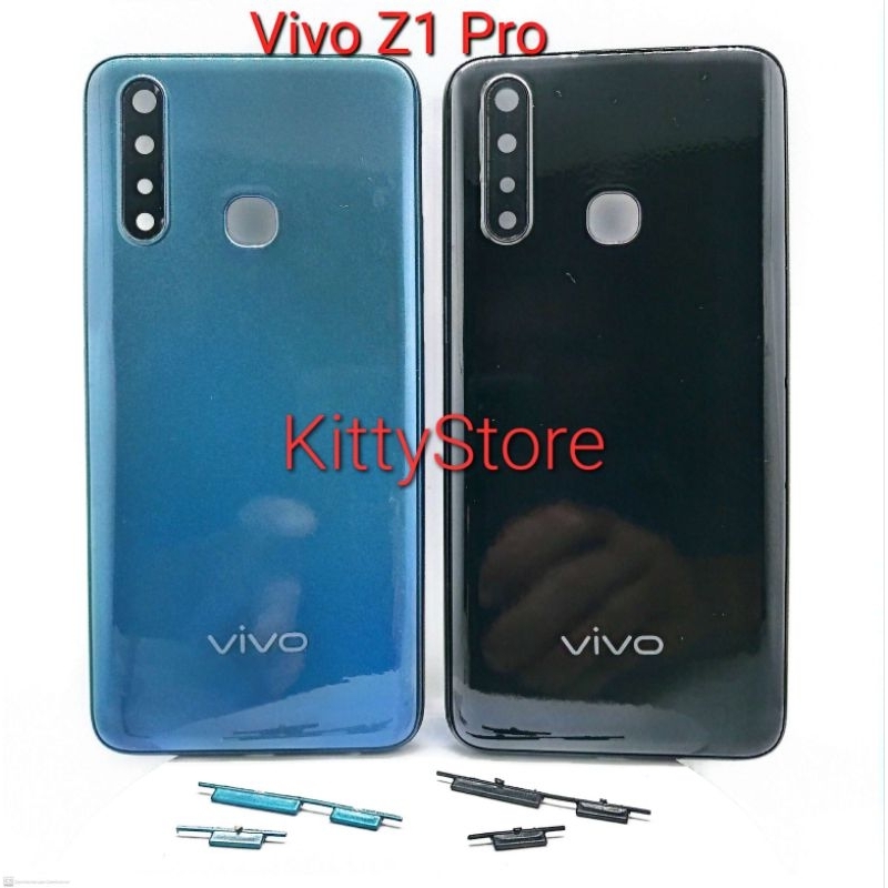 Backdoor/ Cover Tutup Belakang Vivo Z1 Pro + Bezzel/ Tulang Tengah + Frame Kamera + Ring Kamera Vivo