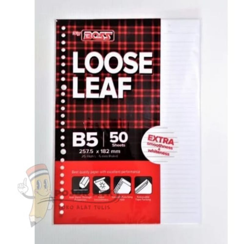 

Loose Leaf / Isi Binder Big Boss B5 isi 50lbr