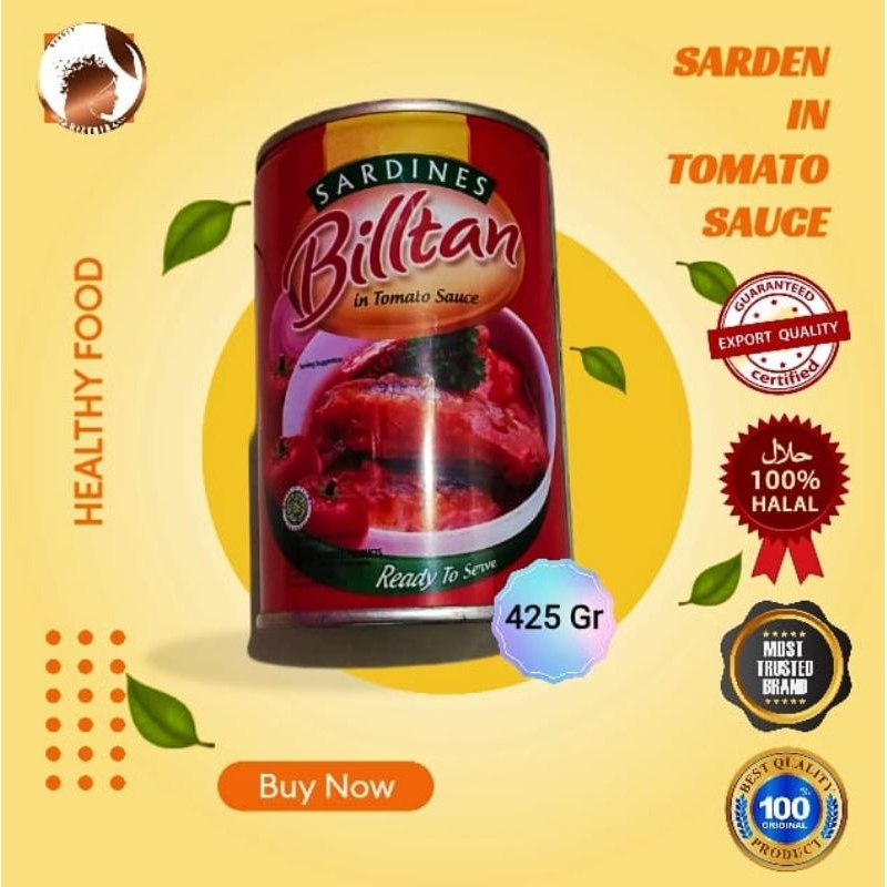 

Sarden Dalam Saus Tomat 425 Gr EXPORT QUALITY