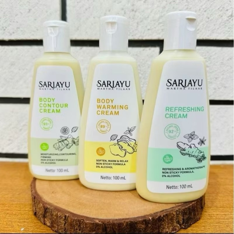 SARIAYU PAKET BERSALIN ISI 3 PCS (TAPEL,PARAM,PILIS) NEW PACKAGING