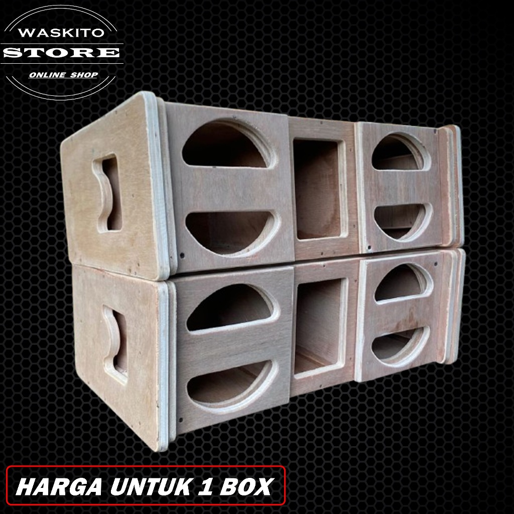 Box Speaker Line Array 8 inch Double + Tweeter Model VERA