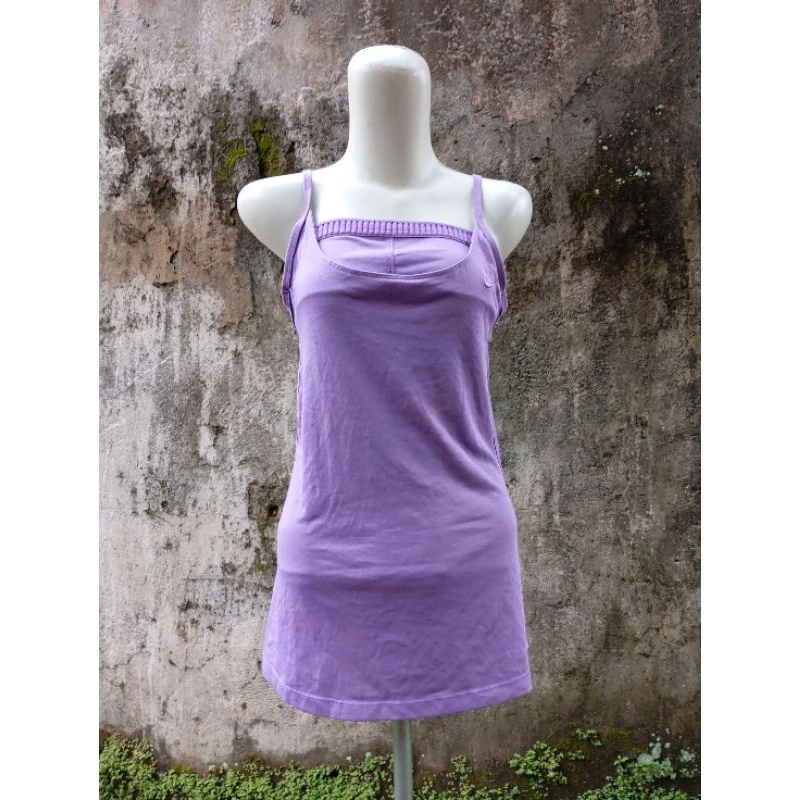 KAOS OLAHRAGA UNGU TANKTOP WANITA