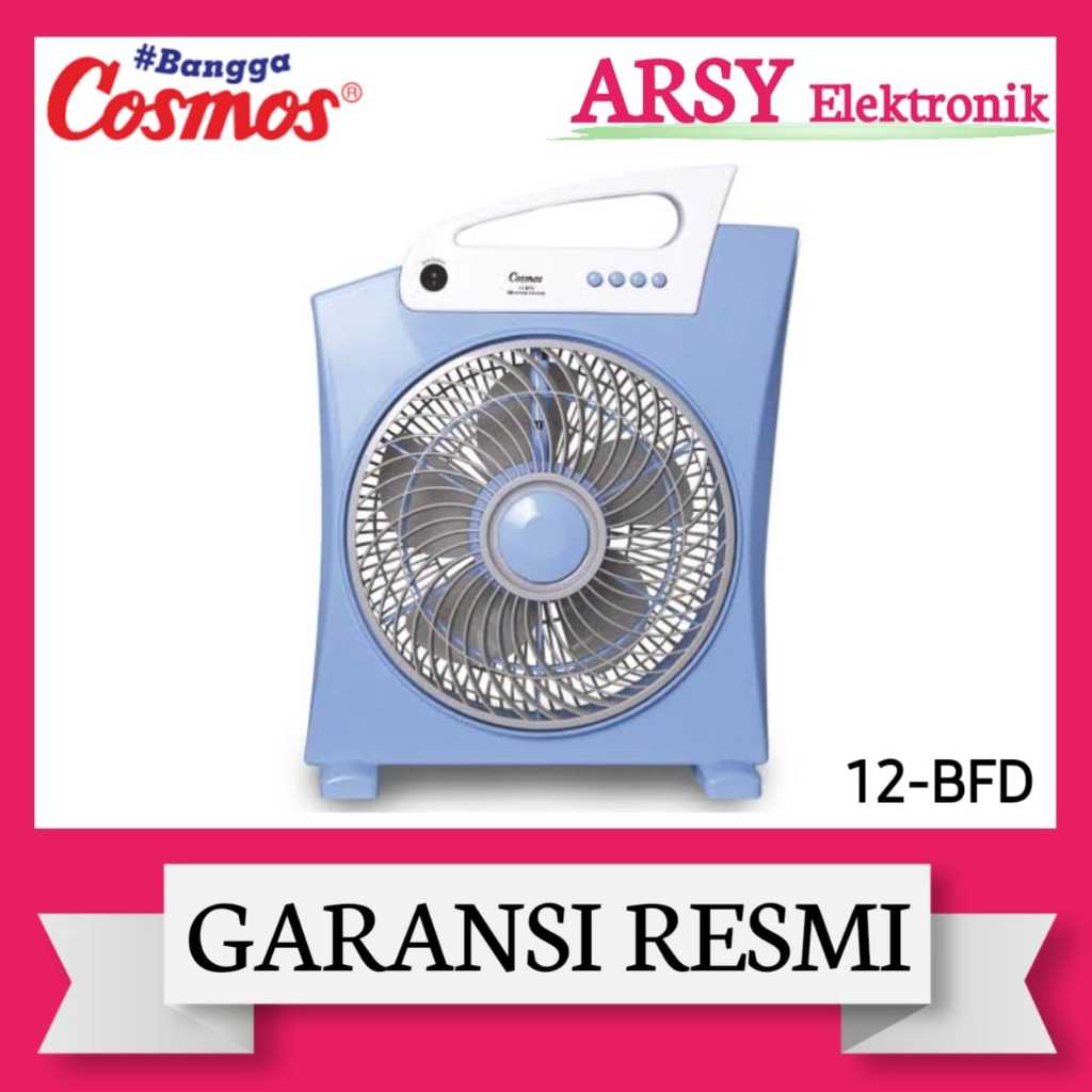 BOX FAN COSMOS 12INC BFD-12/KIPAS ANGIN KOTAK 12INC BFD-12 GARANSI RESMI