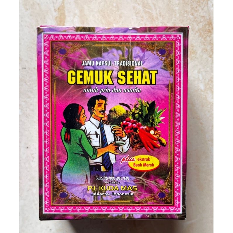 kapsul tradisional GEMUK SEHAT KUDA MAS