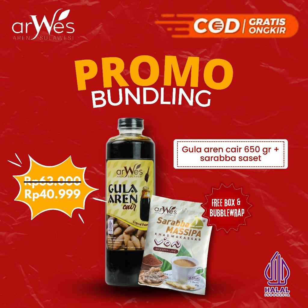 

Paket Bundling Aren Cair 650gr dan Sarabba Instant - Arwes
