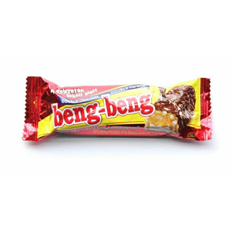 

Beng beng chocolate caramel wafer 1si 17