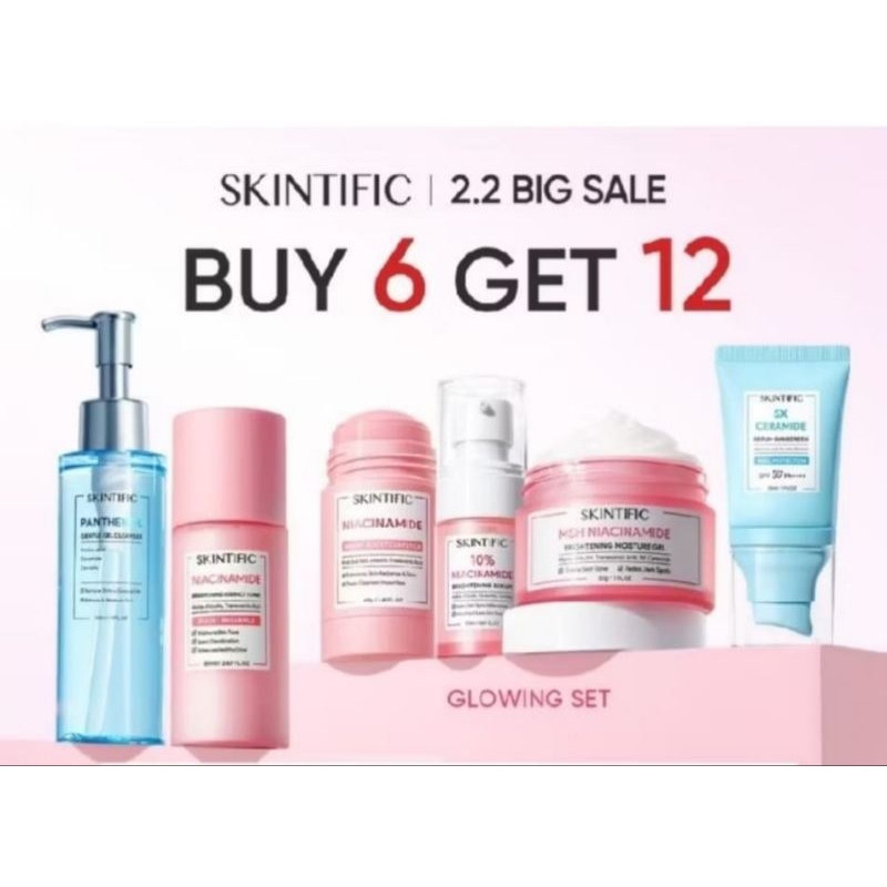 Paket hemat glowing SKINTIFIC