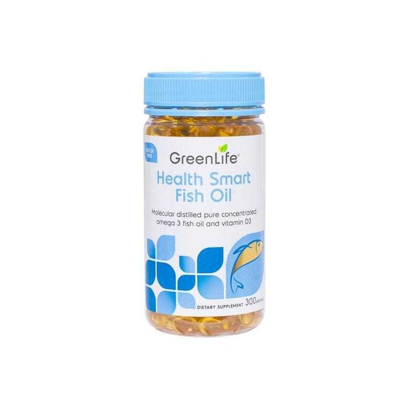 GreenLife Health Smart Fish Oil Concentrate Omega 3 + Vitamin D3