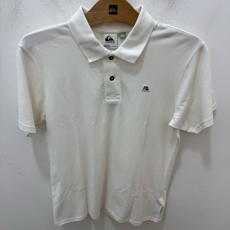 KAOS POLO PRIA QUIKSILVER ORIGINAL DNA POLO WHITE SHIRT NEW