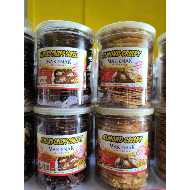 

Almond Crispy Mak Enak 150gr Jember