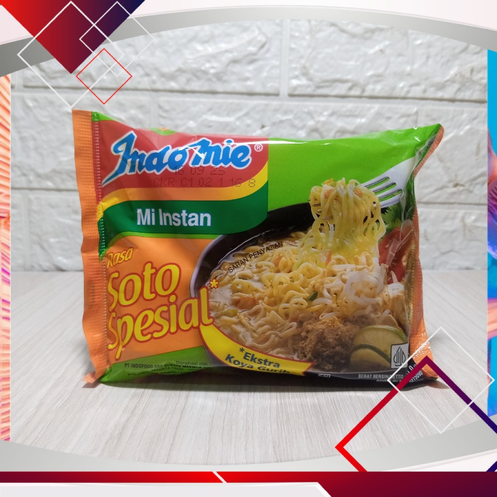 

Indomie Rasa Soto Spesial 75gr .