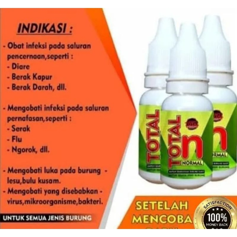 Total N Indikasi Obat Diare Burung