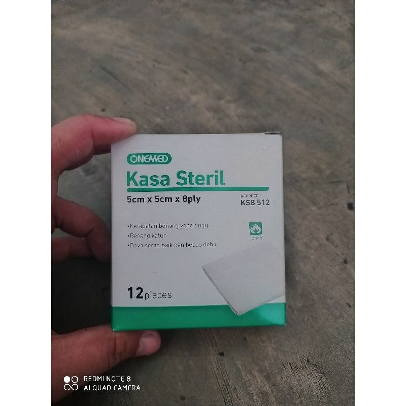 KASA STERIL ONEMED 5CM X 5CM / KASA STERIL LIPAT