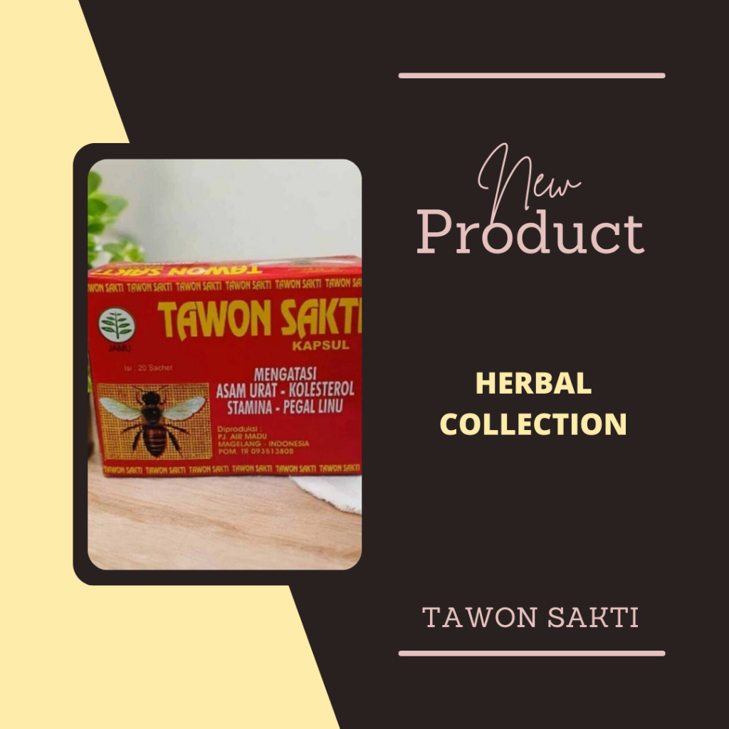 

TAWON SAKTI ORIGINAL jamu asam urat kolestrol pegal linu