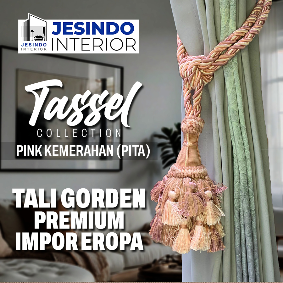 Tali Ikatan Gorden Gordyn Tassel Mewah Import Eropa