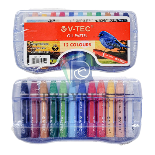 

CRAYON / OIL PASTEL / PASTEL V-TEC 12 WARNA OP1212